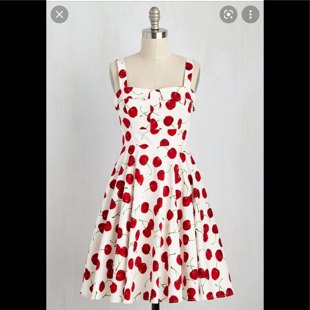 ModCloth Pull Up A Cherry Dress